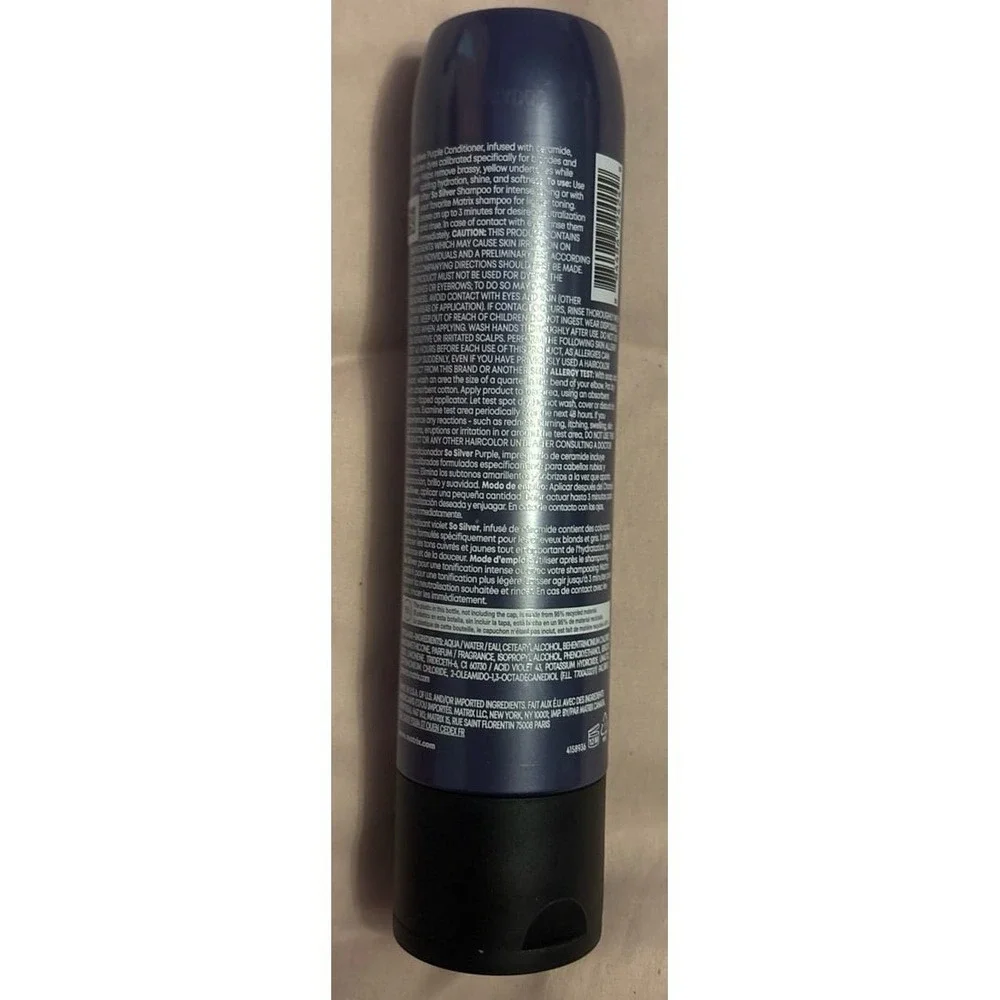 NEW Matrix So Silver‎ Purple Conditioner for Blondes, Removes Brassy Undertones